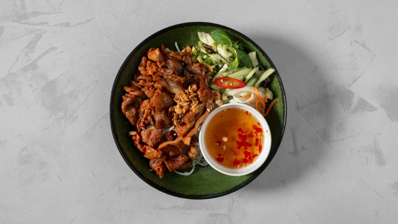 Noodle Salad - Grilled Meat with Pork