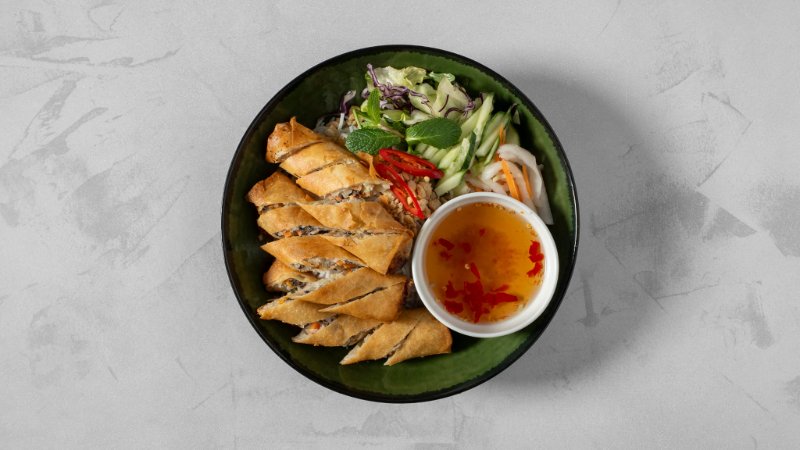 Noodle Salad - Spring Rolls