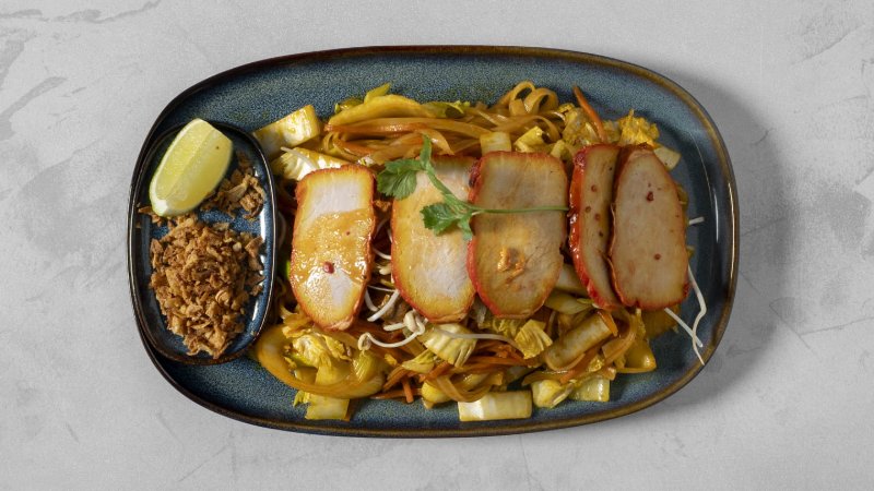 Stir Fry Rice Noodle - Cha Siu