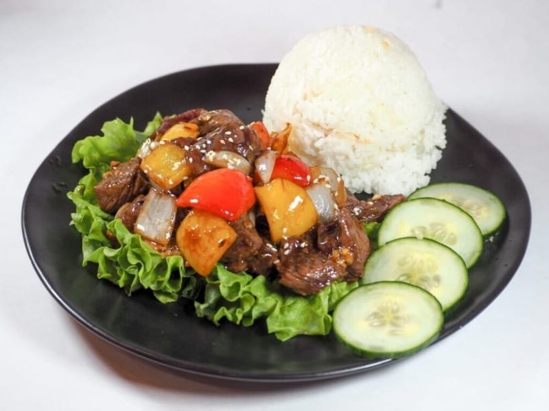 Vietnamese Style Beef with Rice